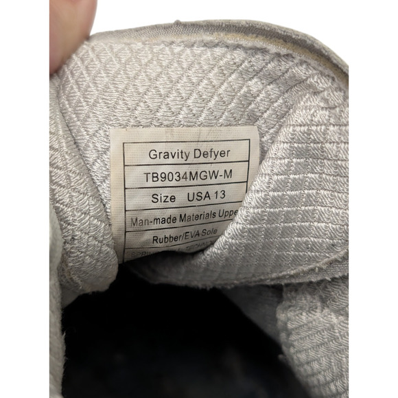 GDefy Gravity Defyer XLR8 Run Gray Sneakers Size 13 Men Running Orthopedic main image 16